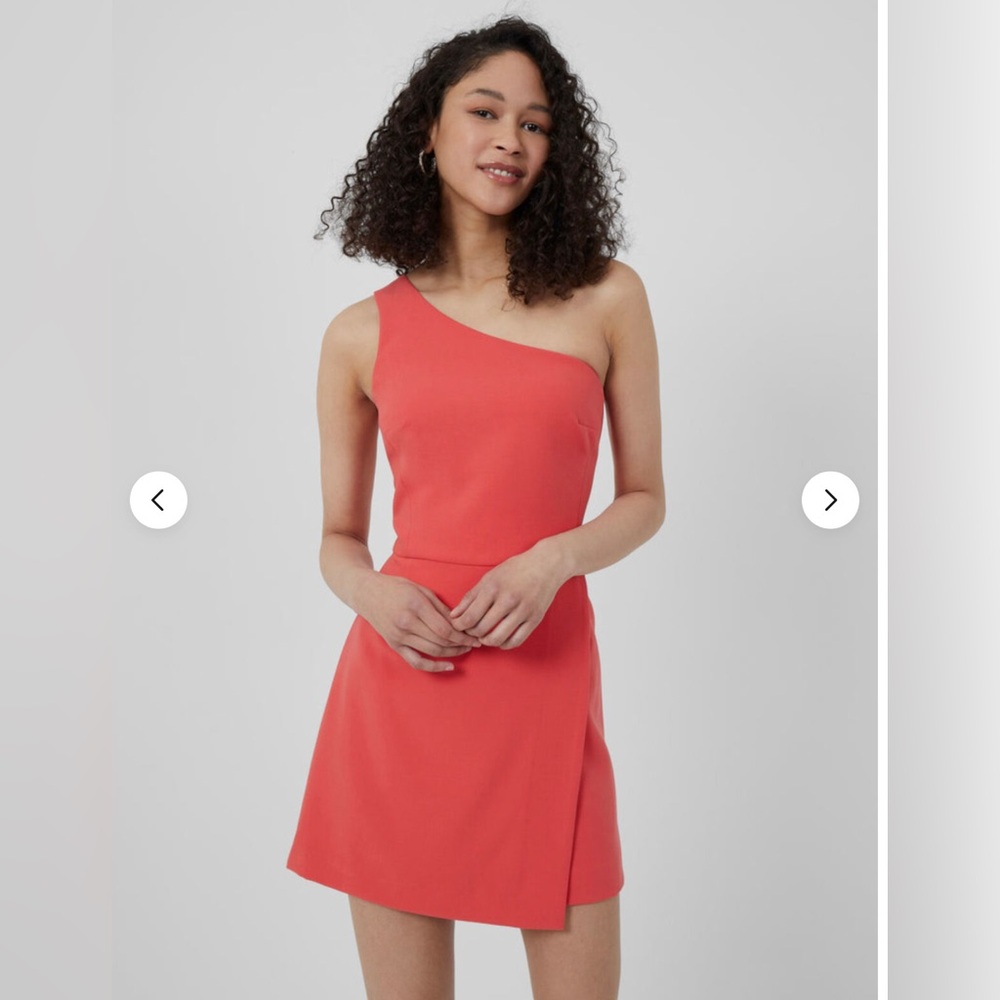 French connection whisper one envelope dress